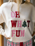 Devyn Oversized Sweatshirt in Frost