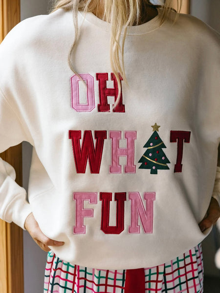 Devyn Oversized Sweatshirt in Frost