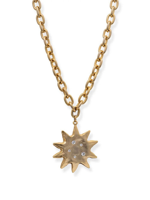 Gilded Sun Necklace