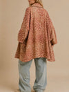Oh Deer Cardigan Jacket in Bambi Brown