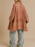 Oh Deer Cardigan Jacket in Bambi Brown