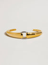 Freddy Hoop Bangle in Two Tone