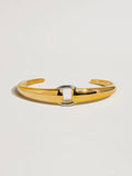 Freddy Hoop Bangle in Two Tone