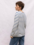 Jaguar Stripe Top in Blue