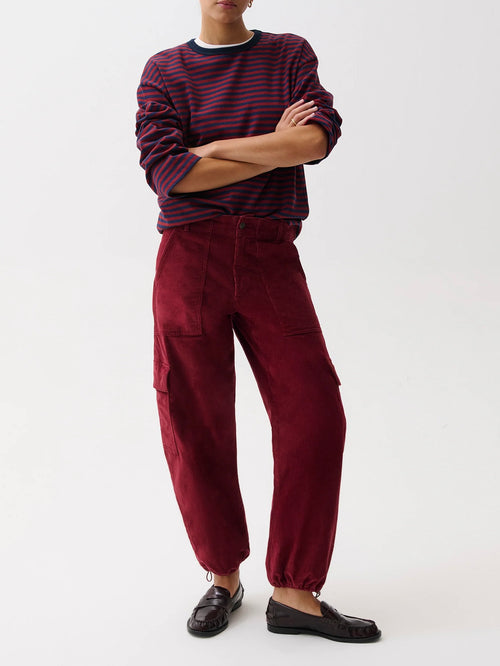 Honor Utility Cord Cargo in Deep Crimson