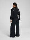 AirPique Longsleeve Jumpsuit in Very Black