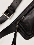 Avalon Leather Sling in Black Leather
