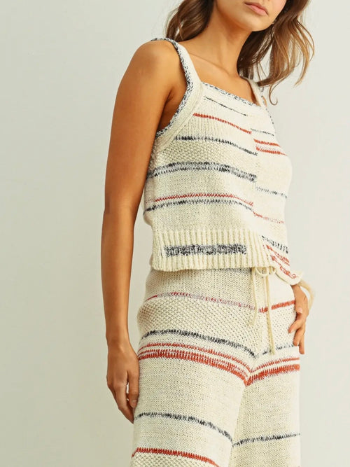 It's Summer Stripe Tank in Multi