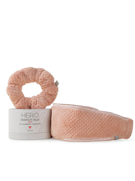 Luxury Shower Cap in Blush Dot