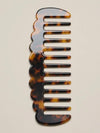 Marbled Wide Tooth Comb in Tortoise