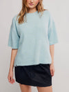Margot Sweater Tee in Angel Falls Melange