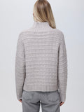 Layla Mock Neck Pullover in Taupe Pullover