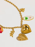 Lantana Locket Charm Necklace