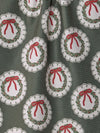 Merry Wreaths Tea Towel