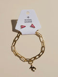 KC Charm Bracelet & Studs Set
