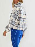 Leona Sherpa Jacket in Opal Sky Sherpa