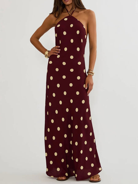 Xandra Dress in Butter Blossom Polka Dot