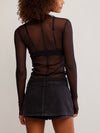 Minding My Business Top in Black