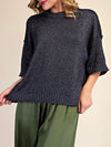 Doing The Most Sweater in Navy
