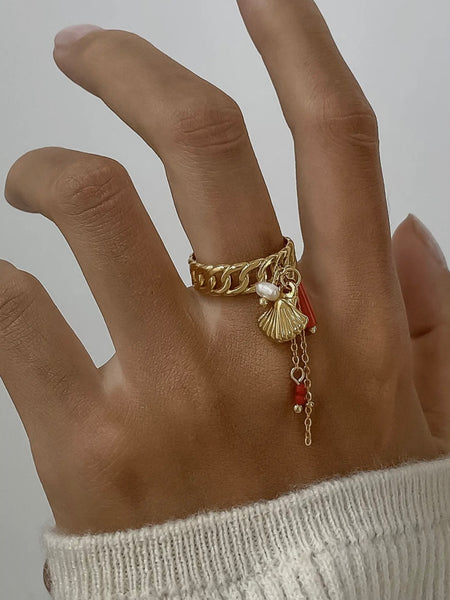 Rade Dangle Chain Ring