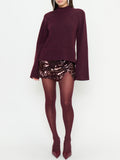 Emerson Sweater in Merlot Knit