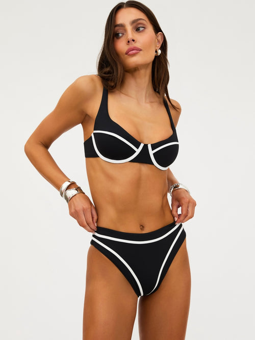 Jemma Bottom in Bandana Black