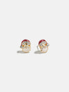 Spruced Up Santa Earring Set