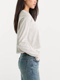 The Long Sleeve Layered Tee in Vintage Grey