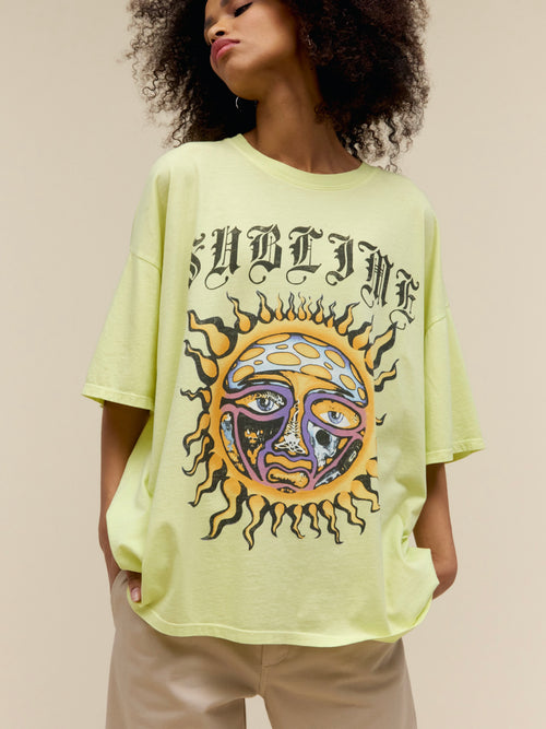 Sublime Old English One Size Tee in Sun Glow