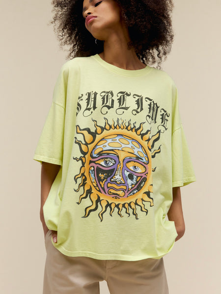 Sublime Old English One Size Tee in Sun Glow