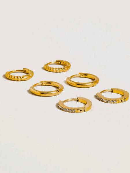 Claude Hoops Earring Set