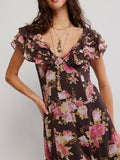 Forsythia Maxi in Deep Fudge Combo