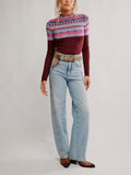 Winter Warmer Bodysuit in Maple Combo