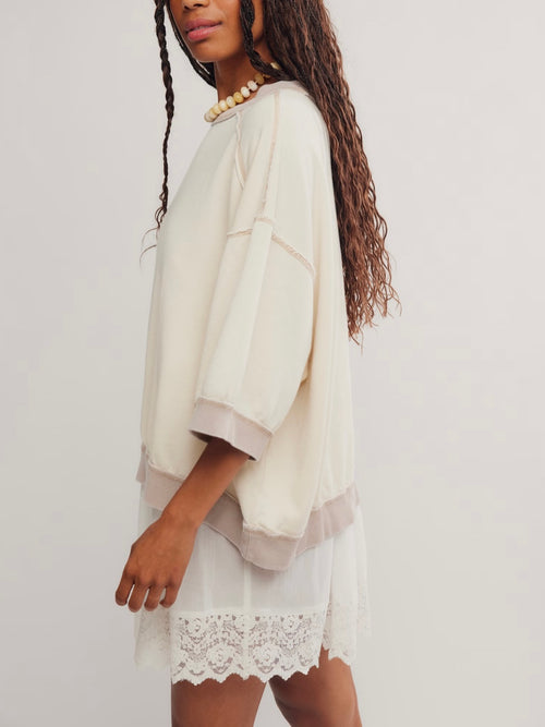 Everything Pullover in Nilla Cream