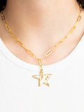 Star Paperclip Necklace