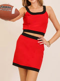 Show Your Spirit Tank in Red & Black