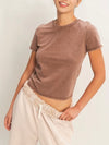 Good Crews Tee in Chocolate