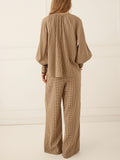 Garden Gate Beach Pant in Gingham