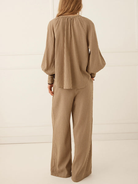 Garden Gate Beach Pant in Gingham