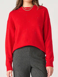 Cherry On Top Studded Sweater in Red