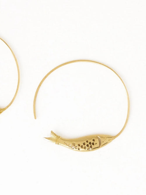 Wren Fish Hoops