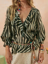 Zevra Blouse in Washed Charcoal