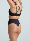 Zone Smoothing Thong in Black