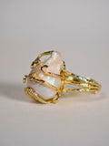 Organic Elegance Baroque Pearl Ring