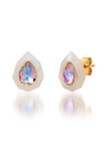 Pear Shape Glass Studs