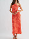 Saturday Scrunch Maxi Dress in Citrus