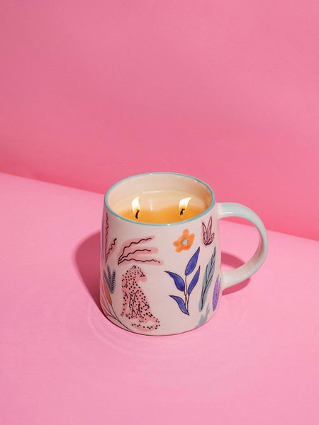 Sweet Grace Abstract Mug Candle