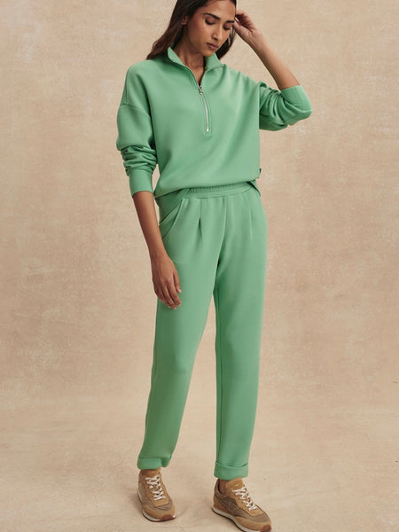 The Rolled Cuff Pant 25 in Green Spruce