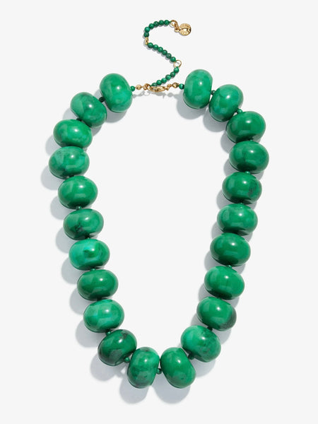 Joan Semi-Precious Necklace in Green