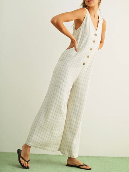 All For Onesie Jumpsuit in Cream